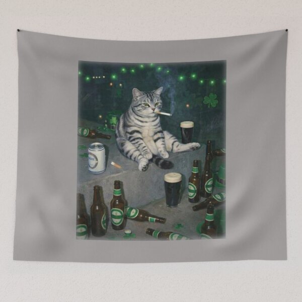 Item preview, Cat Funny St Patricks Day designed and sold by Joneneee.