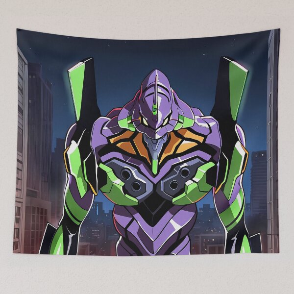 Item preview, Evangelion Unit 01 Neon Genesis Evangelion Anime Mecha Urban Battle designed and sold by TanglenRabbit.