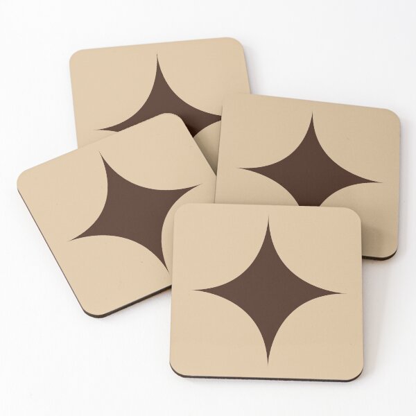Item preview, Brown star design on a brown background  designed and sold by Creations by lyne.
