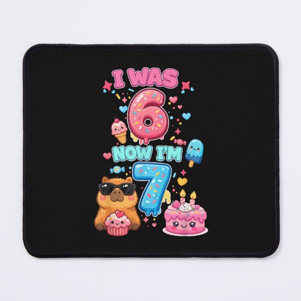 Item preview, I Was 6 Now I'M 7 Year Old designed and sold by Happycapyco.