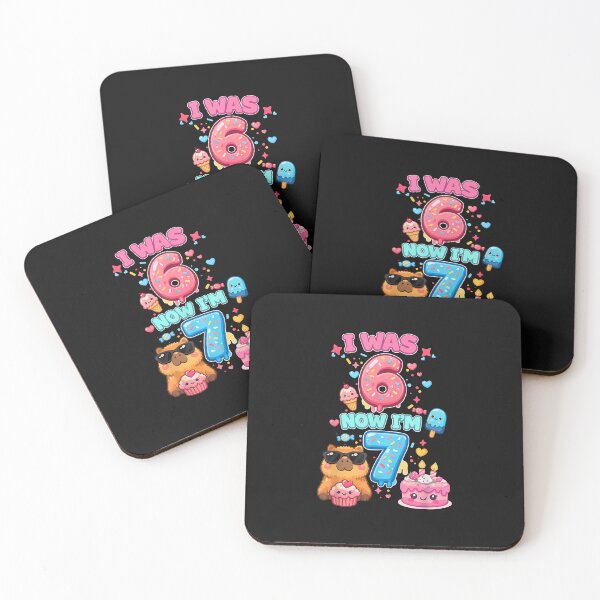 Item preview, I Was 6 Now I'M 7 Year Old designed and sold by Happycapyco.
