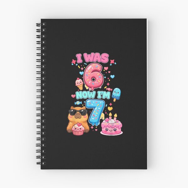 Item preview, I Was 6 Now I'M 7 Year Old designed and sold by Happycapyco.