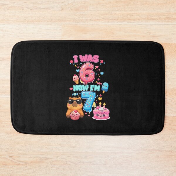Item preview, I Was 6 Now I'M 7 Year Old designed and sold by Happycapyco.