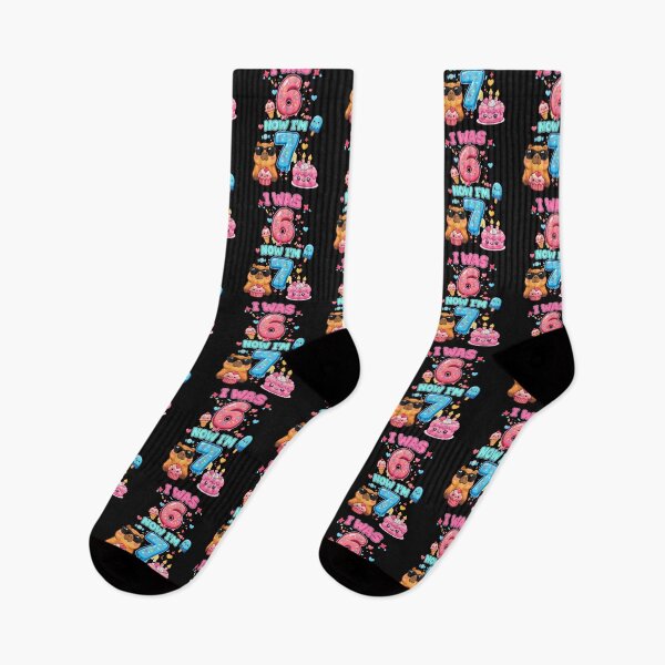 Item preview, I Was 6 Now I'M 7 Year Old designed and sold by Happycapyco.