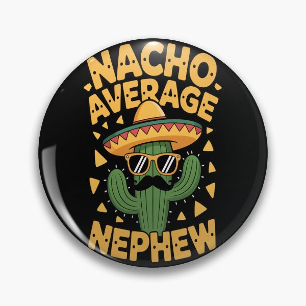 Item preview, Nacho Average Nephew - Funny Retro Mexican Cactus Art designed and sold by AndreaOrtegaS.