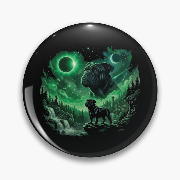 Item preview, Rottweiler Howling to The Moon Vintage 90s Retro Animal Dog designed and sold by BOUCHERIT amine.
