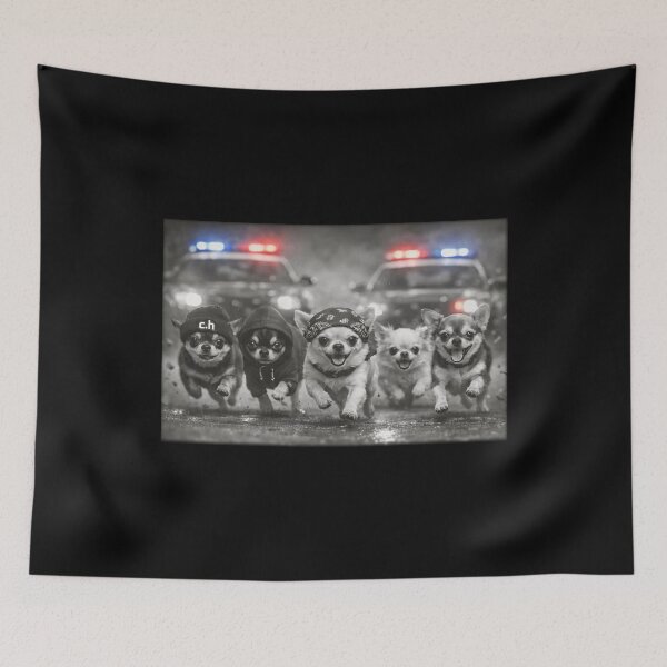 Item preview, Chihuahua Gang Meme, Funny Dog Lover designed and sold by Joneneee.