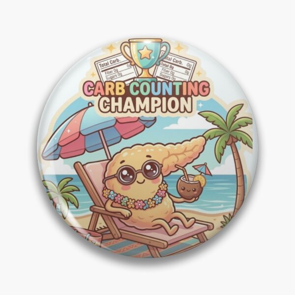 Item preview, Carb Counting Champion – Diabetes Humor designed and sold by DiabetesPrints.