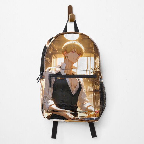 Item preview, Gilgamesh Fate Stay Night Anime Golden Café Ambience designed and sold by TanglenRabbit.