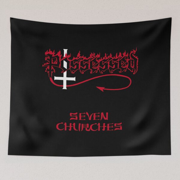 Item preview, Find Possessed Seven Churches Death Metal Band  designed and sold by JulieEldredge.