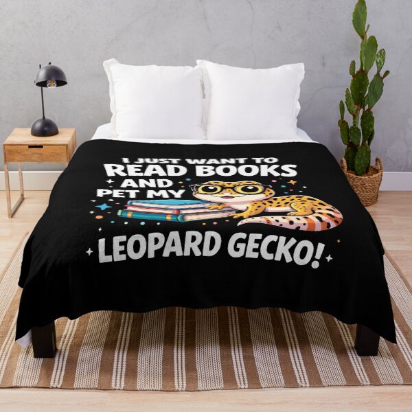 Item preview, I just want to read books and pet my leopard gecko designed and sold by JODYSMORGAN.