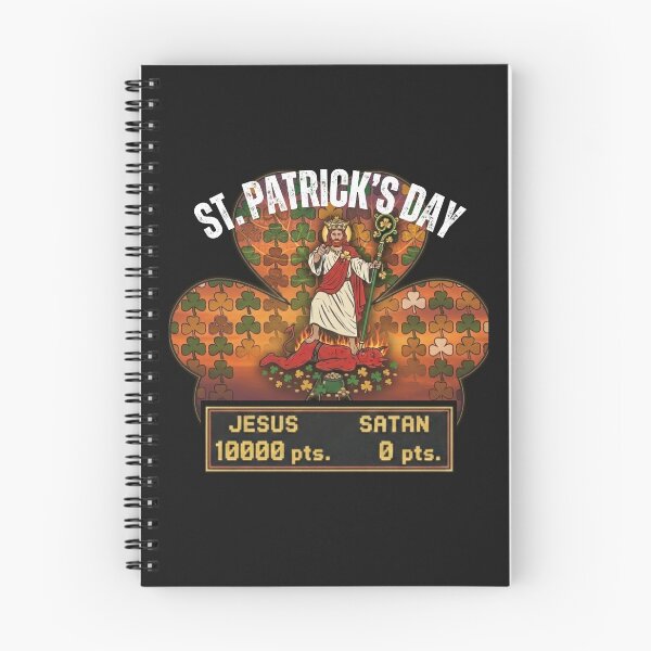 Item preview, St. Patrick's Day | Clover Leaf | Jesus 10000 Satan 0 designed and sold by UnboundFull.