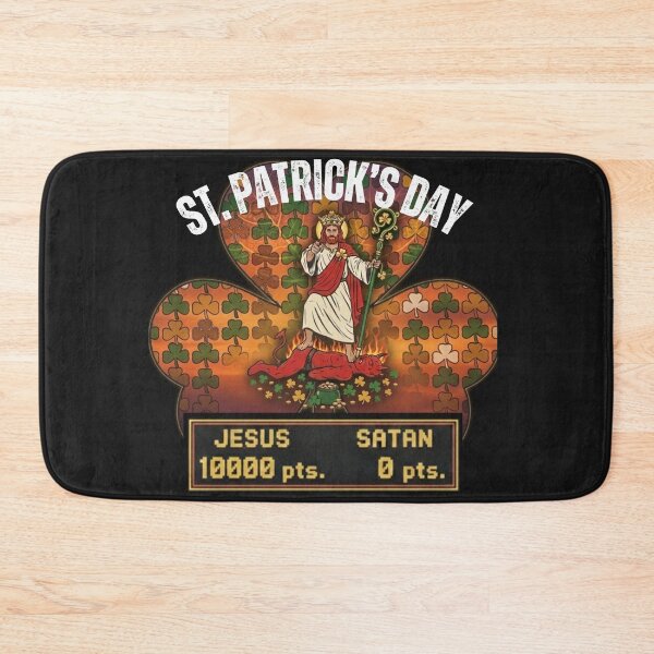 Item preview, St. Patrick's Day | Clover Leaf | Jesus 10000 Satan 0 designed and sold by UnboundFull.
