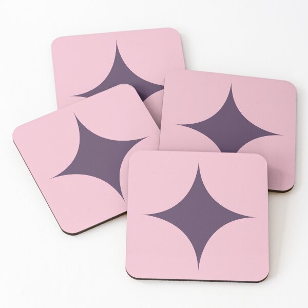 Item preview,  Purple star design on a pink background  designed and sold by Creations by lyne.