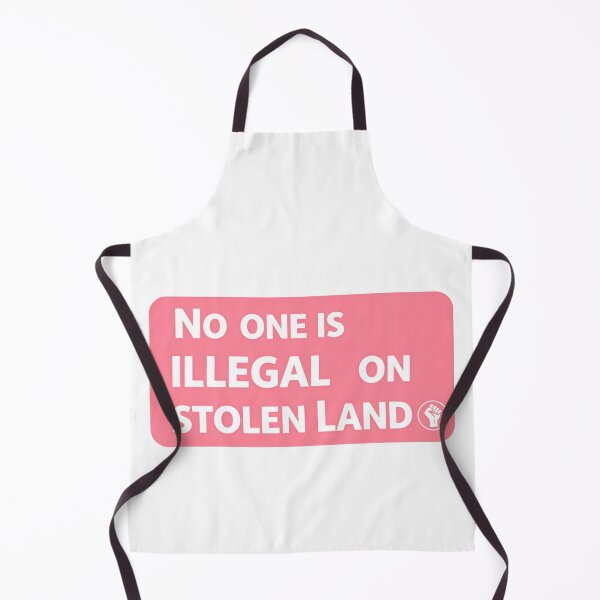 Item preview, No One Is Illegal On Stolen Land Antifa Political Resistance Now designed and sold by SkeletonsDanger.