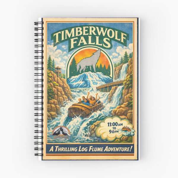 Item preview, Timberwolf Falls - Canada’s Wonderland designed and sold by Russell Designs.