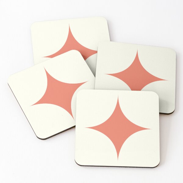Item preview, Orange star design on a beige background  designed and sold by Creations by lyne.