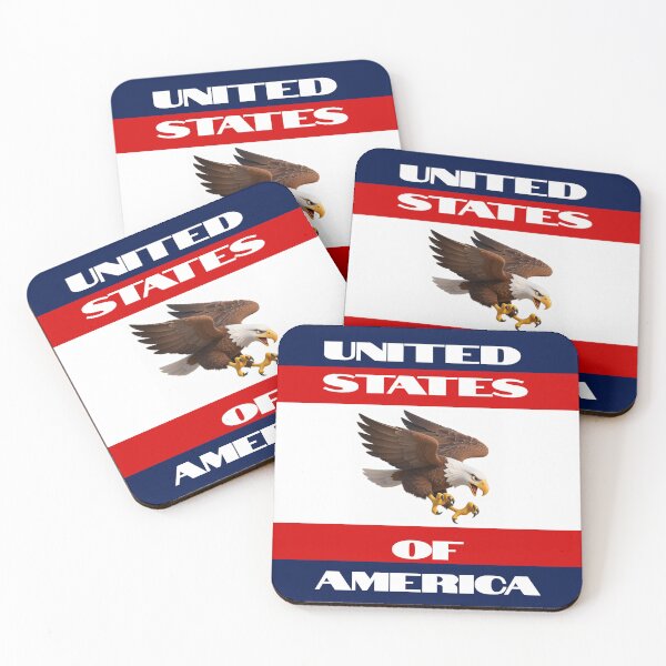 Item preview, United States of America Flying American Eagle  designed and sold by Q Art & Design .