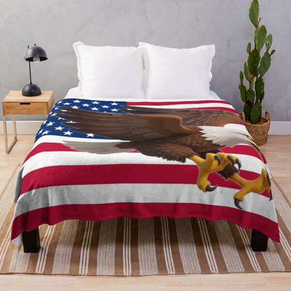Item preview, United States of America Flying American Eagle designed and sold by Q Art & Design .