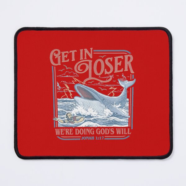 Item preview, Get in Loser We're Doing God's Will Funny Christian, Jonah and the Whale Bible Verse designed and sold by Joneneee.