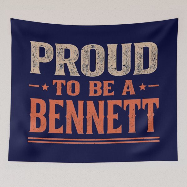 Item preview, Proud To Be A Bennett Vintage Surname Heritage designed and sold by EchoPrint Co..