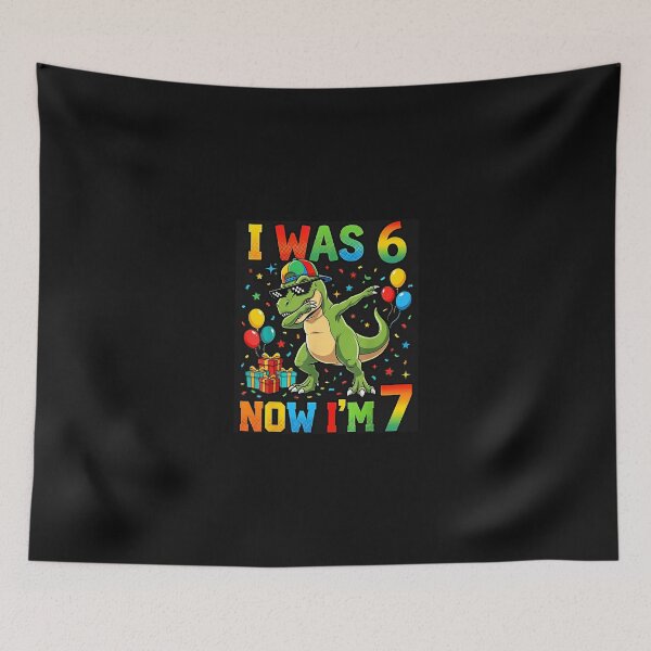 Item preview, I Was 6 Now I'M 7 Birthday designed and sold by Cokonatss.
