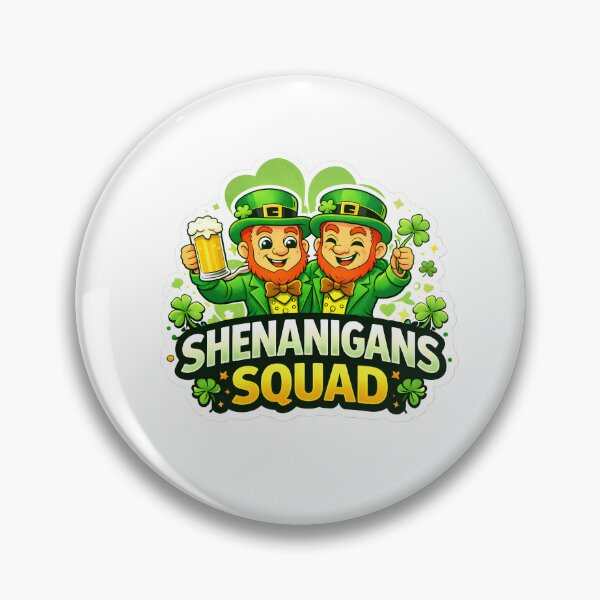 Item preview, Shenanigans Squad Funny St Patricks Day Leprechaun Party Design designed and sold by MoodPawsCo.