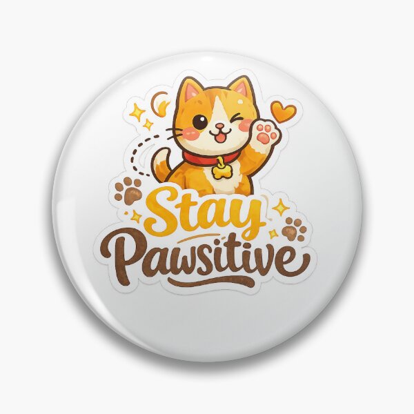 Item preview, Stay Pawsitive Cat designed and sold by Sj33202133.