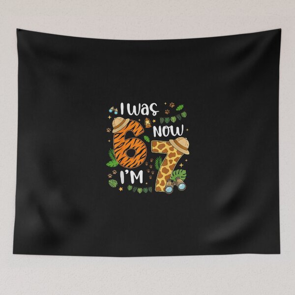 Item preview, I Was 6 Now I'M 7 Birthday designed and sold by Cokonatss.