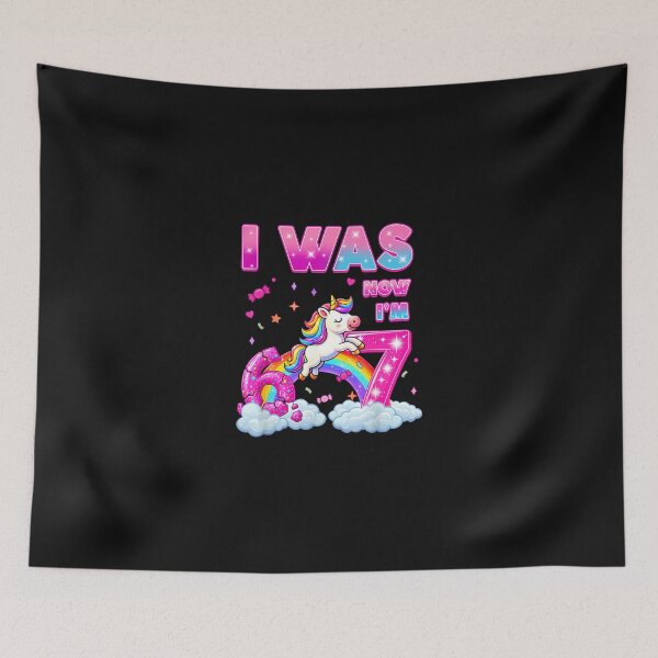 Item preview, 7 Years Old I Was 6 Now I'M 7 Birthday designed and sold by Cokonatss.