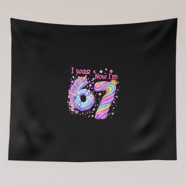 Item preview, I Was 6 Now I'M 7 Unicorn designed and sold by Cokonatss.