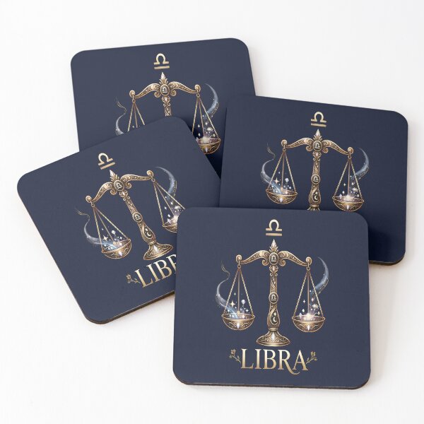 Item preview, Mystical Golden Libra Scales Astrology Art designed and sold by Dakson Design - Fantasy Art.