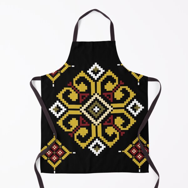 Item preview, Traditional Ethnic Geometric Pattern on Black Background designed and sold by PowerAntShop.