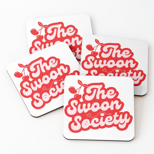 Item preview, The Swoon Society Sticker | Romance Reader Aesthetic | Book Lover Sticker | Cute Reading Club Design designed and sold by Kierra & Co..