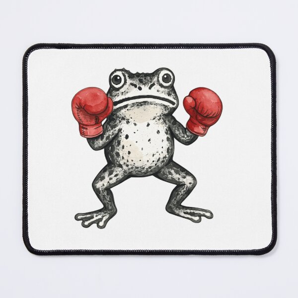 Item preview, Vintage Boxing Frog Watercolor - Funny Toad Fighter Sports Art designed and sold by haitrieuic96.