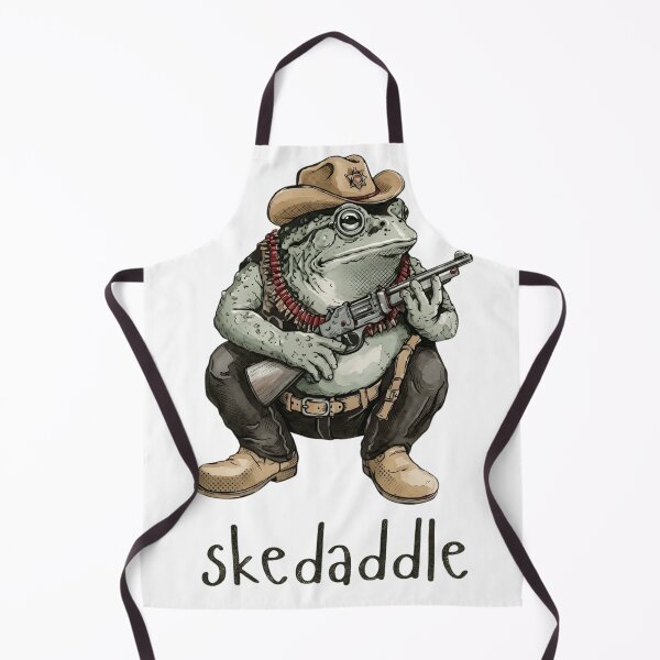 Item preview, Skedaddle Cowboy Frog Funny Western Toad - Vintage Outlaw Animal Art designed and sold by haitrieuic96.