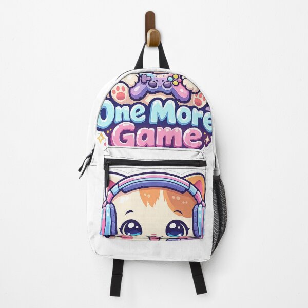 Item preview, Cute Kawaii Gamer Cat One More Game Design designed and sold by Bestmayu.