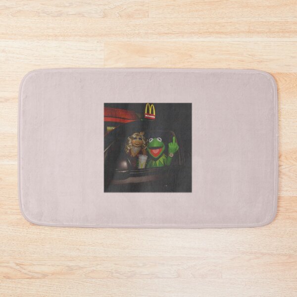 Item preview, Kermit Frog Miss Piggy Fast Food Car, Retro Rebel Attitude, Funny Dark Humor, Puppet Meme Casual designed and sold by Joneneee.
