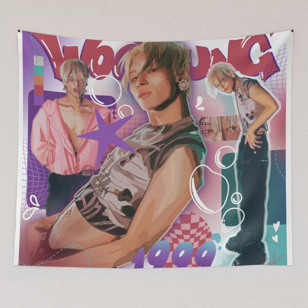 Item preview, Pink Wooyoung designed and sold by Stray Impressionism .