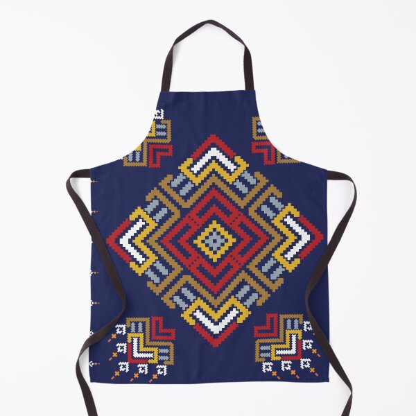 Item preview, Bold Ethnic Geometric Pattern on Dark Blue designed and sold by PowerAntShop.