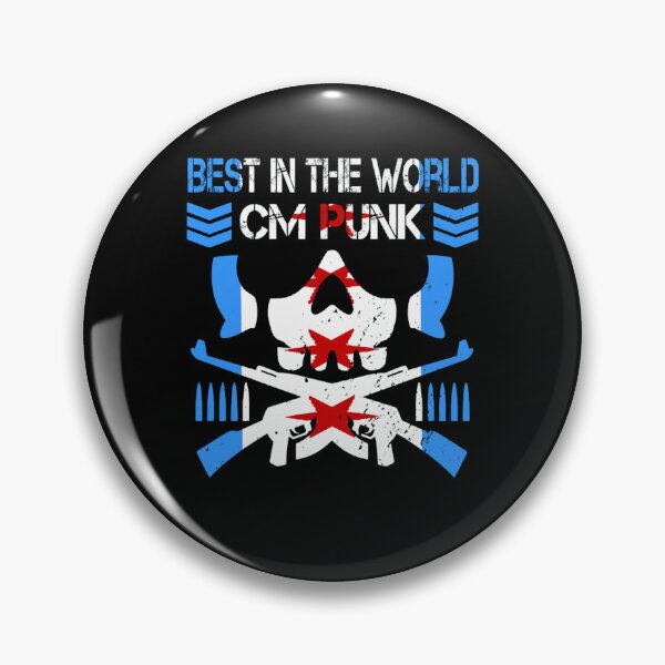 Item preview, Cartoon CM Punkk – Lightning Skull  designed and sold by DykeArt.
