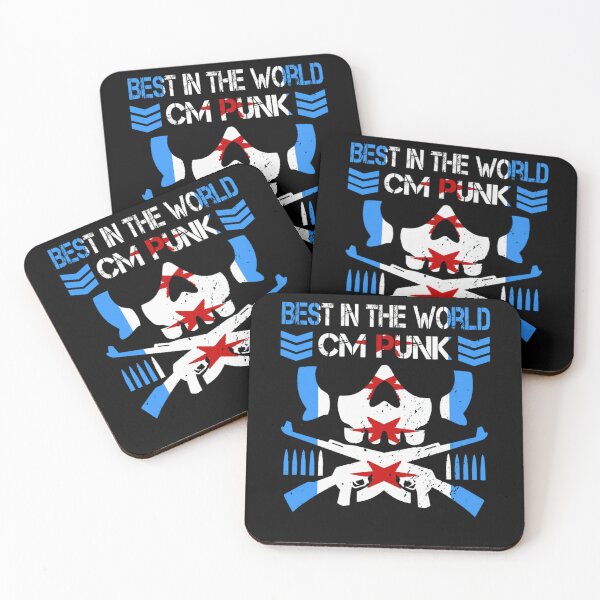 Item preview, Cartoon CM Punkk – Lightning Skull  designed and sold by DykeArt.