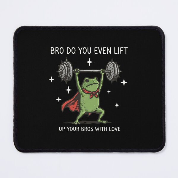 Item preview, Funny Frog Bro Do You Even Lift Up Your Bros With Love Gym Pun designed and sold by haitrieuic96.