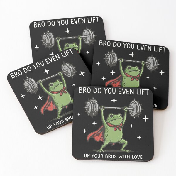 Item preview, Funny Frog Bro Do You Even Lift Up Your Bros With Love Gym Pun designed and sold by haitrieuic96.