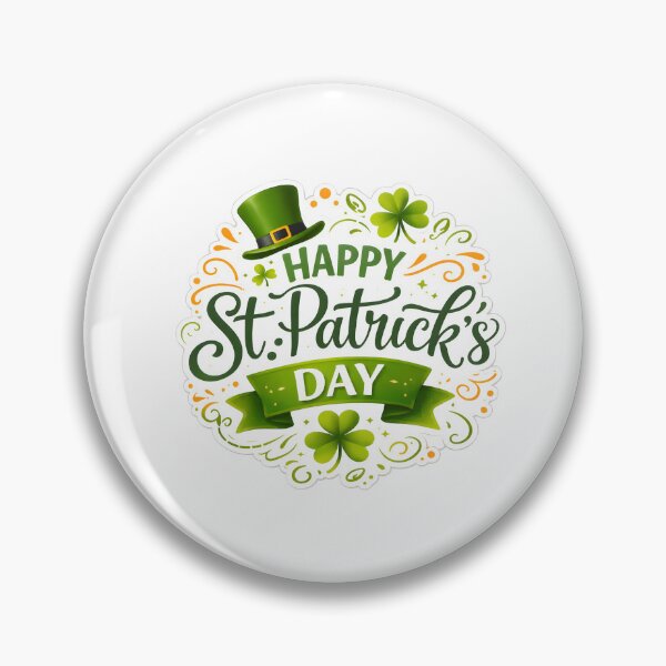 Item preview, Happy St Patricks Day Shamrock Lucky Clover Celebration Design designed and sold by MoodPawsCo.