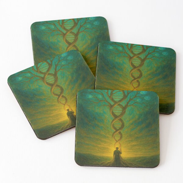 Item preview, Tree of Life DNA – Nature and Science Connection Symbolic Art designed and sold by OrbitOfMind.