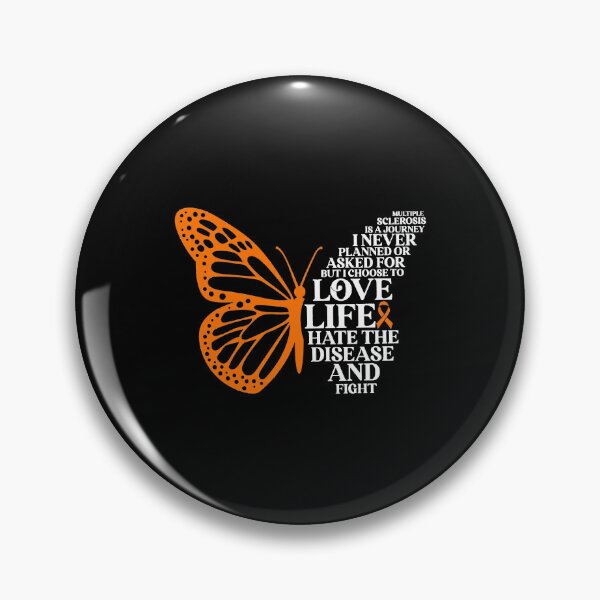 Item preview, Multiple Sclerosis Awareness DTF Transfer, Butterfly MS Warrior Quote Iron On Ready to Press, Heat Transfer, DIY designed and sold by Joneneee.