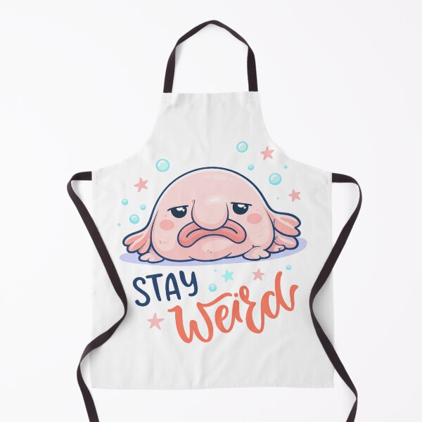 Item preview, Stay Weird, Cute Cartoon Blobfish With A Droopy Face designed and sold by graphic-genie.