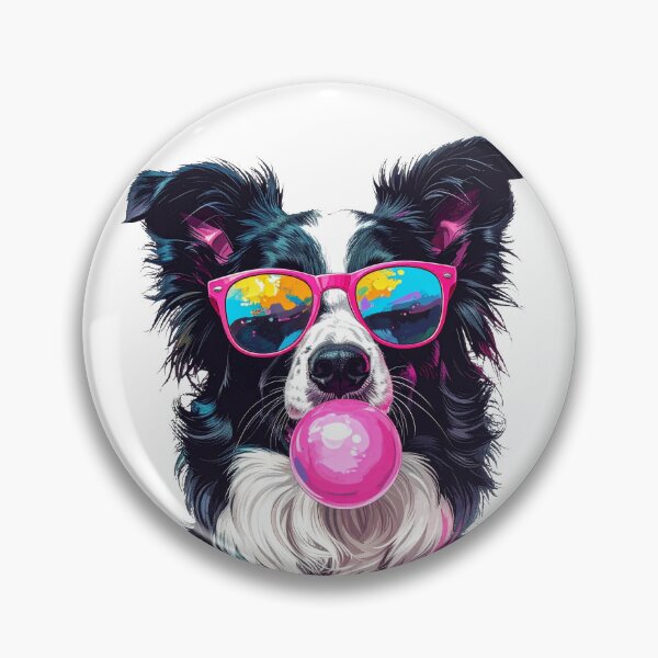Item preview, Pop Art Border Collie Portrait designed and sold by Motivburg.