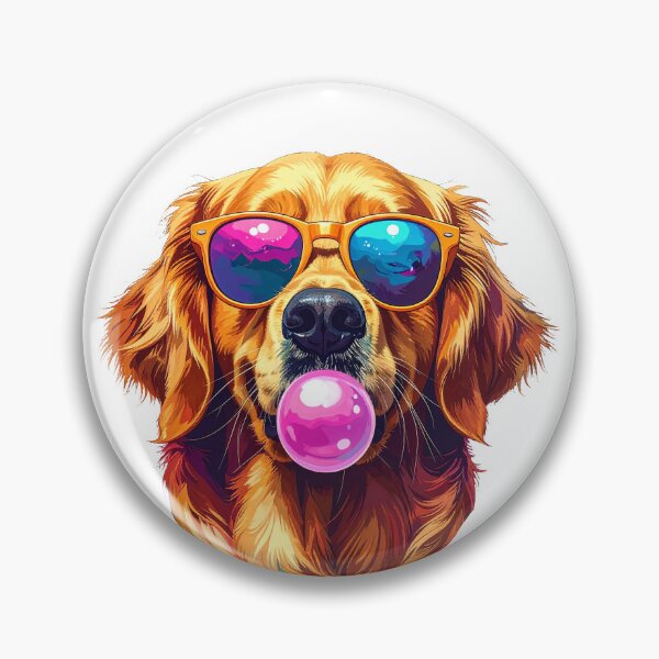 Item preview, Pop Art Golden Retriever Portrait designed and sold by Motivburg.